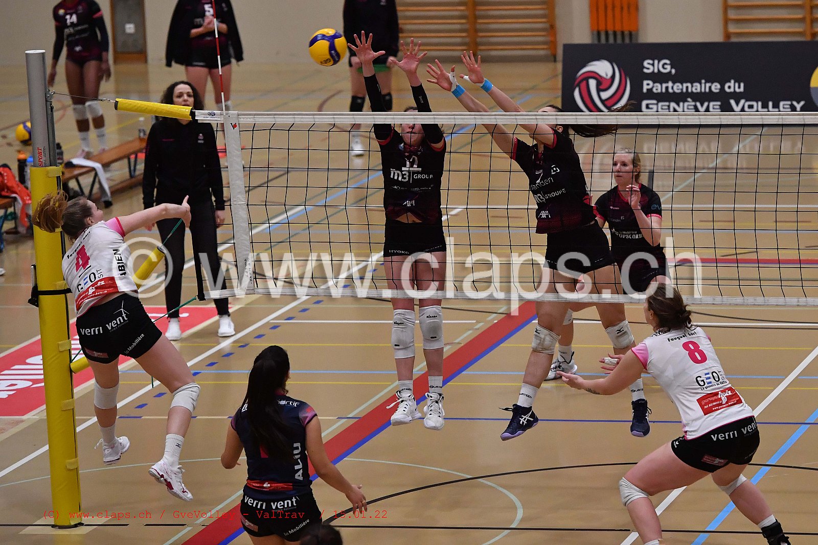 GeneveVolley - Val Travers janvier 2022