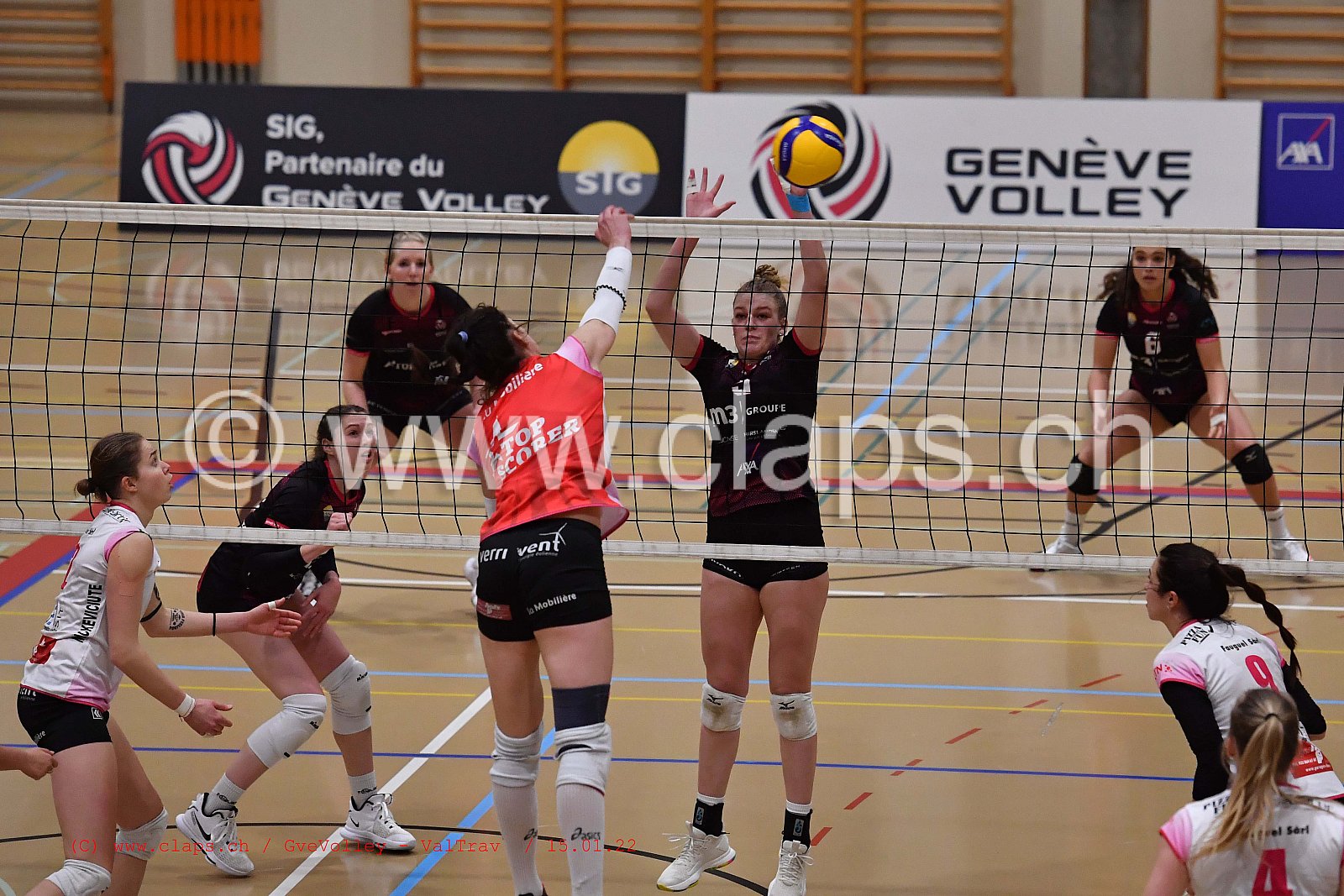 GeneveVolley - Val Travers janvier 2022