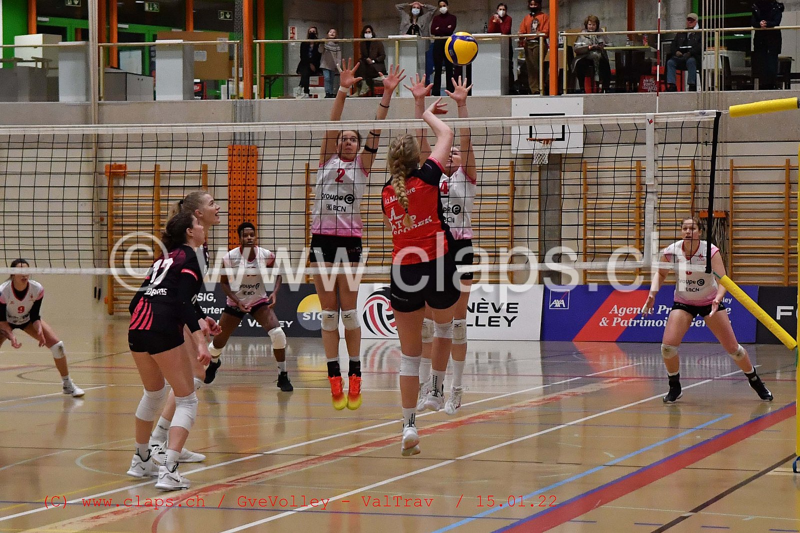 GeneveVolley - Val Travers janvier 2022