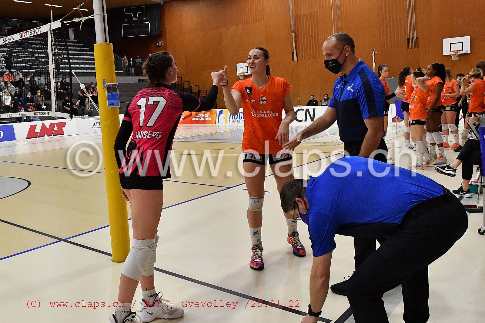 NUC Geneve Volley janvier 2022