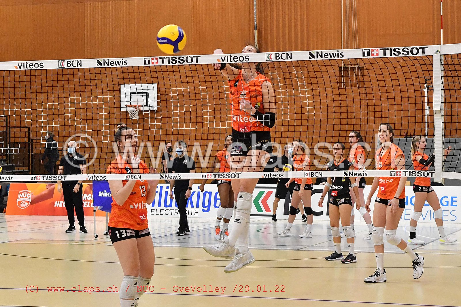 NUC Geneve Volley janvier 2022