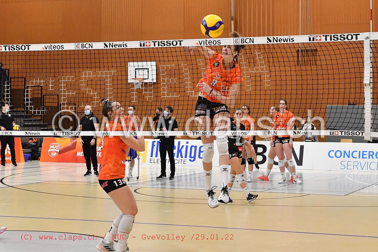 NUC Geneve Volley janvier 2022