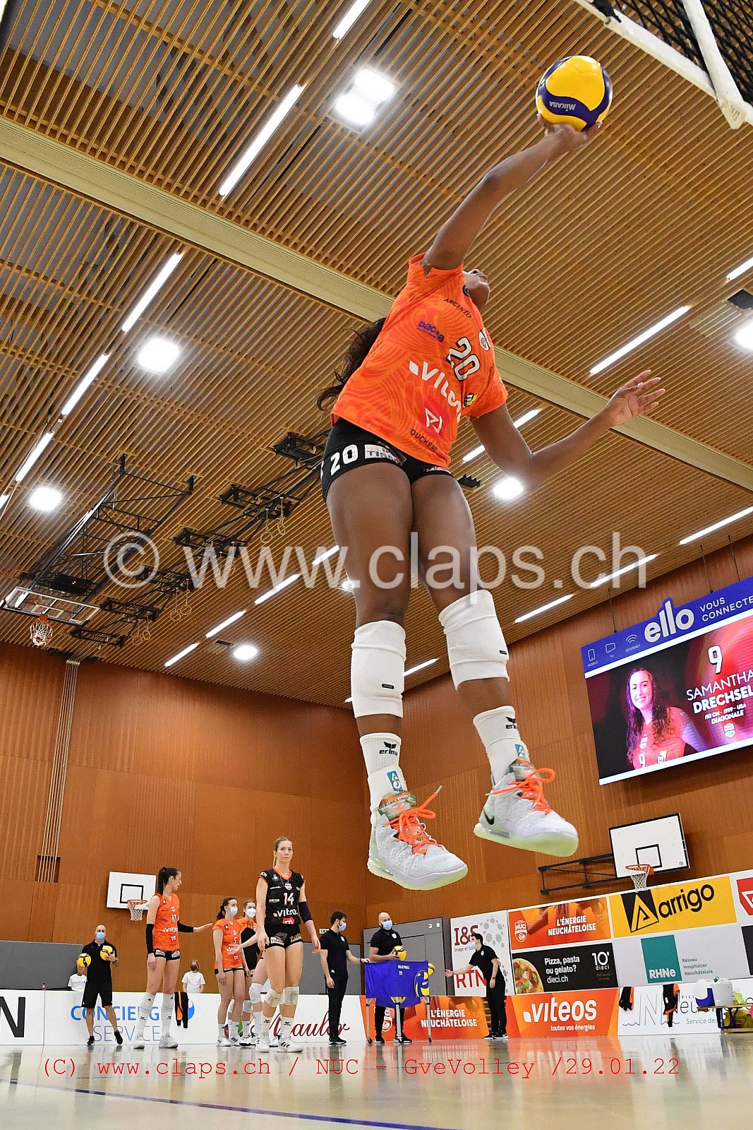 NUC Geneve Volley janvier 2022