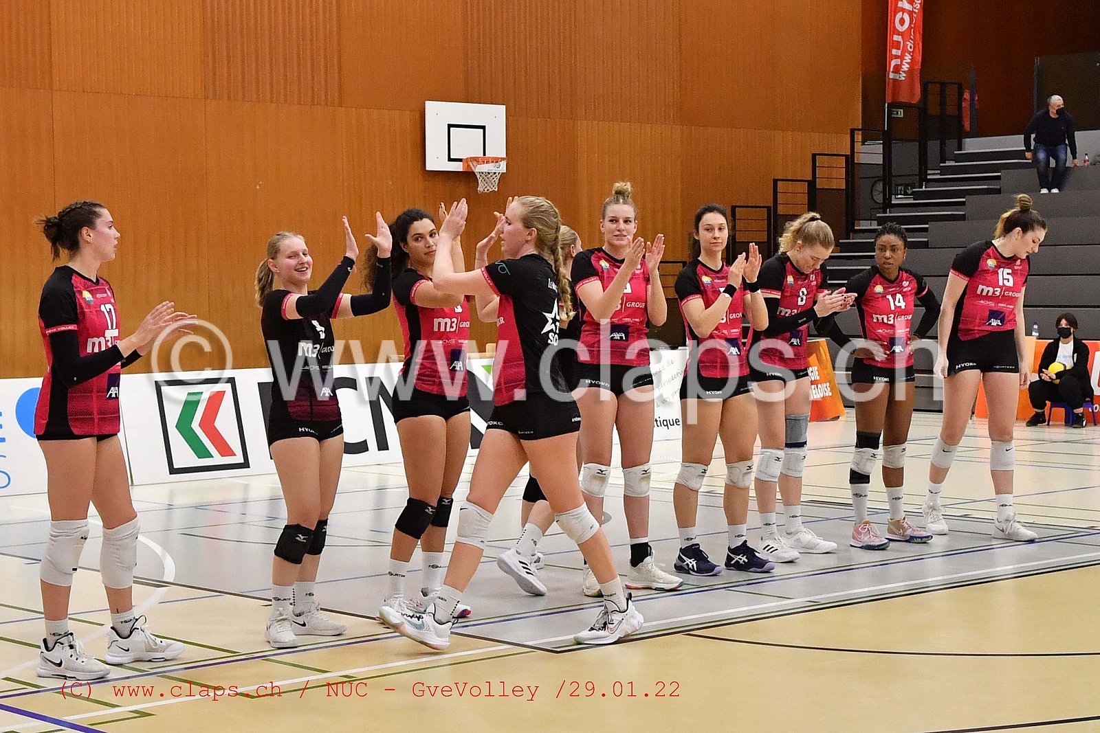NUC Geneve Volley janvier 2022