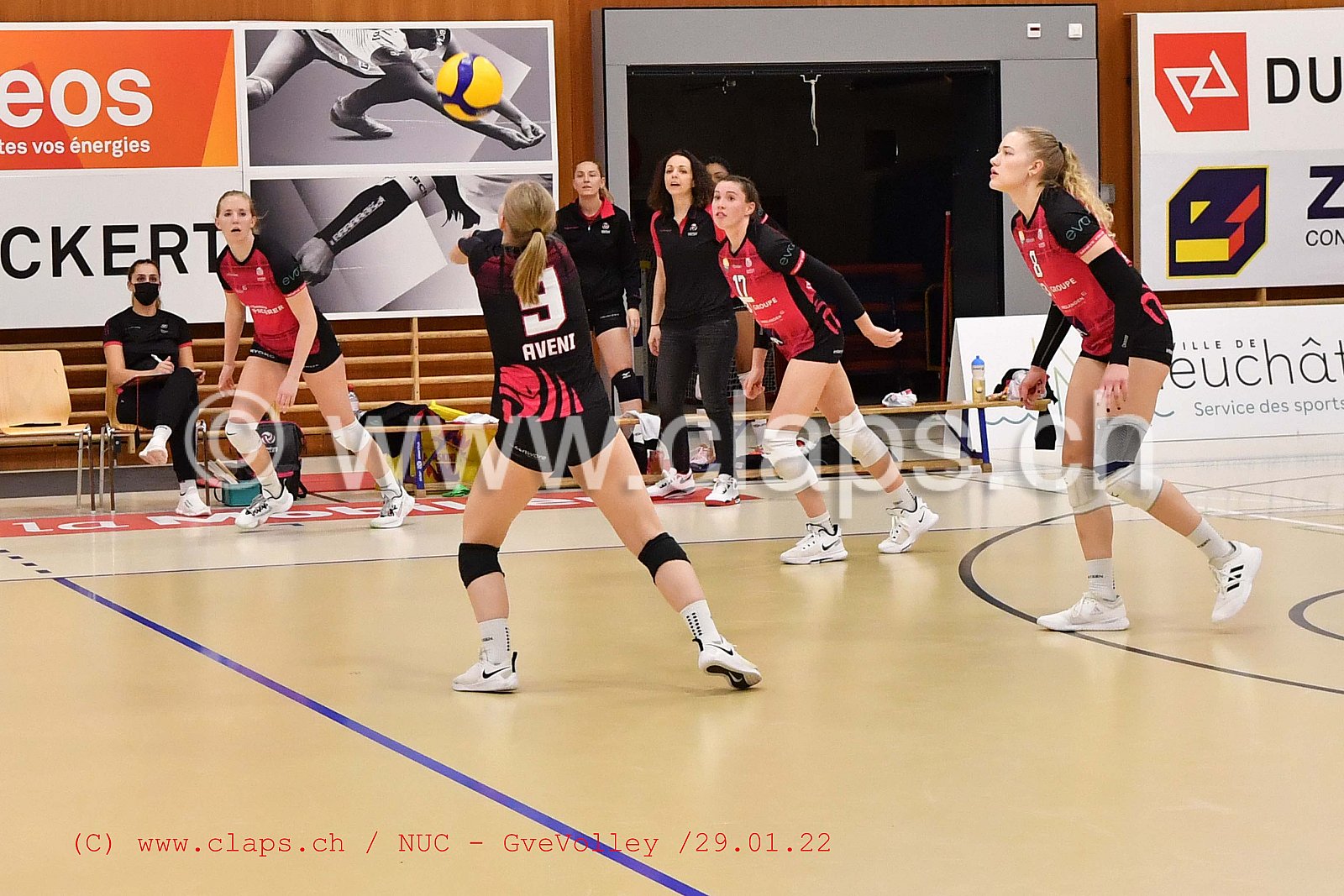 NUC Geneve Volley janvier 2022