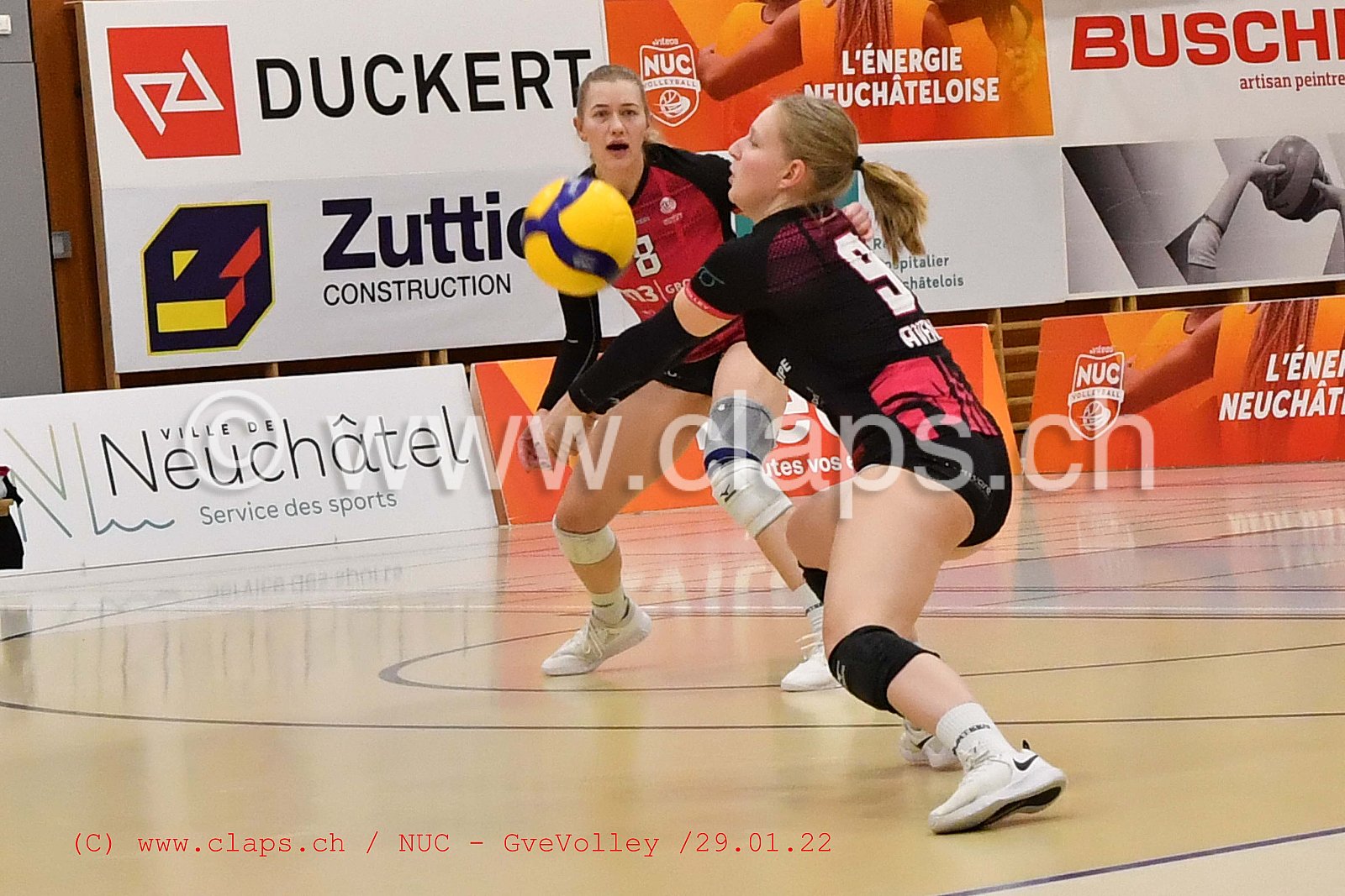 NUC Geneve Volley janvier 2022
