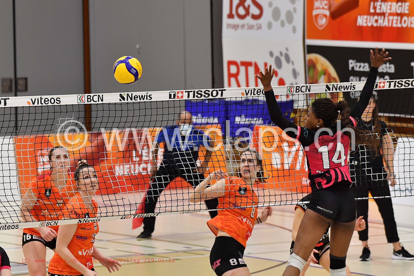 NUC Geneve Volley janvier 2022
