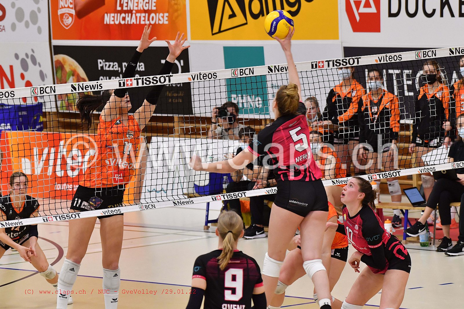 NUC Geneve Volley janvier 2022