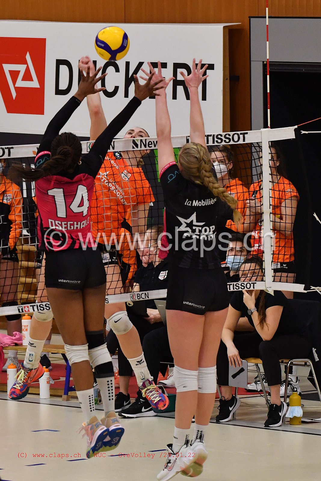 NUC Geneve Volley janvier 2022