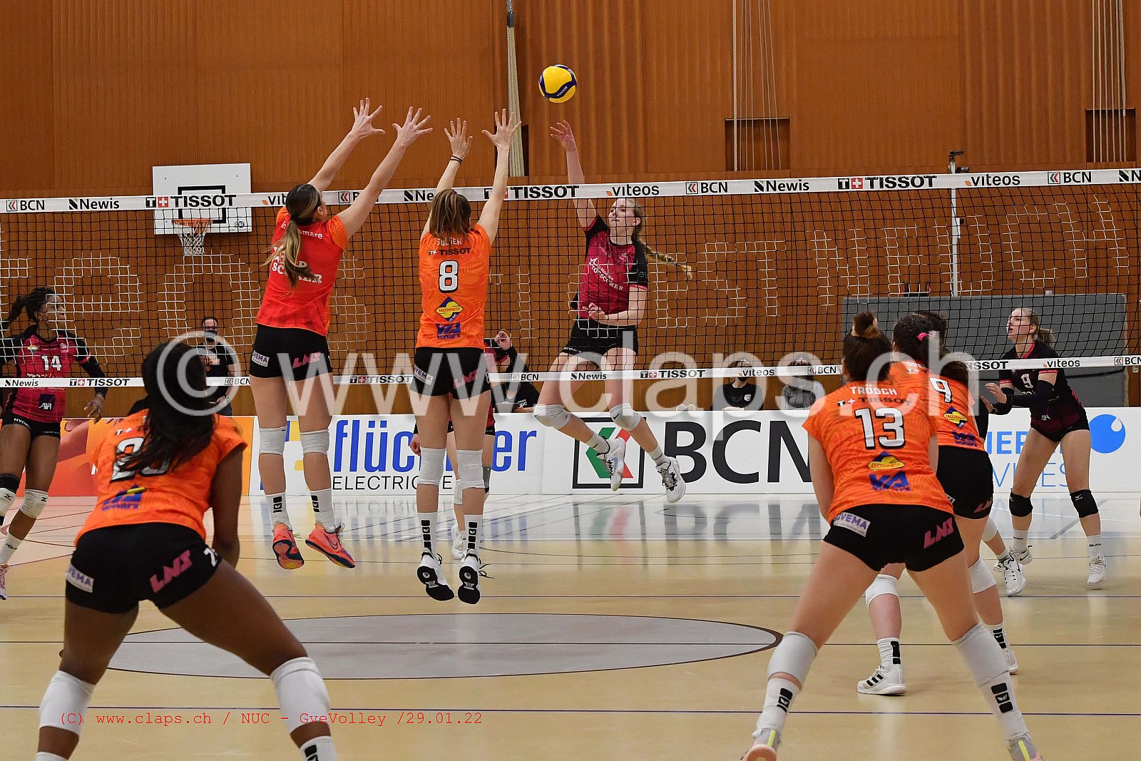 NUC Geneve Volley janvier 2022