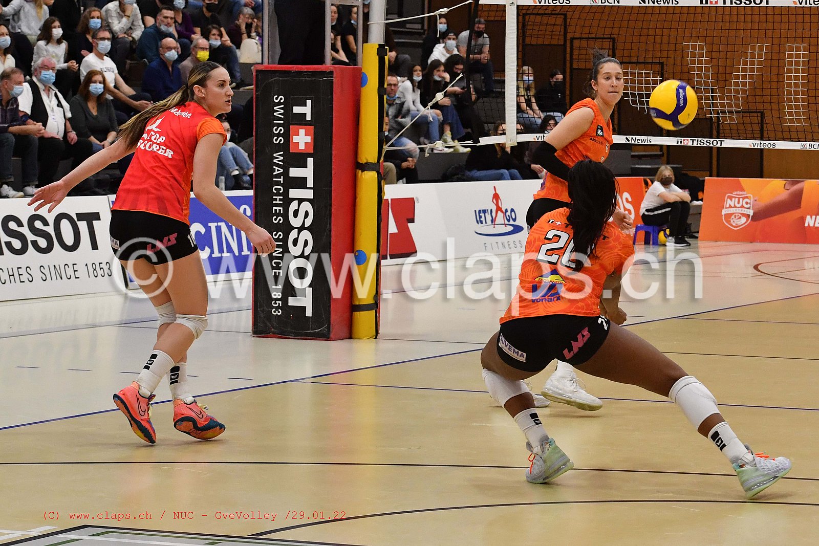 NUC Geneve Volley janvier 2022