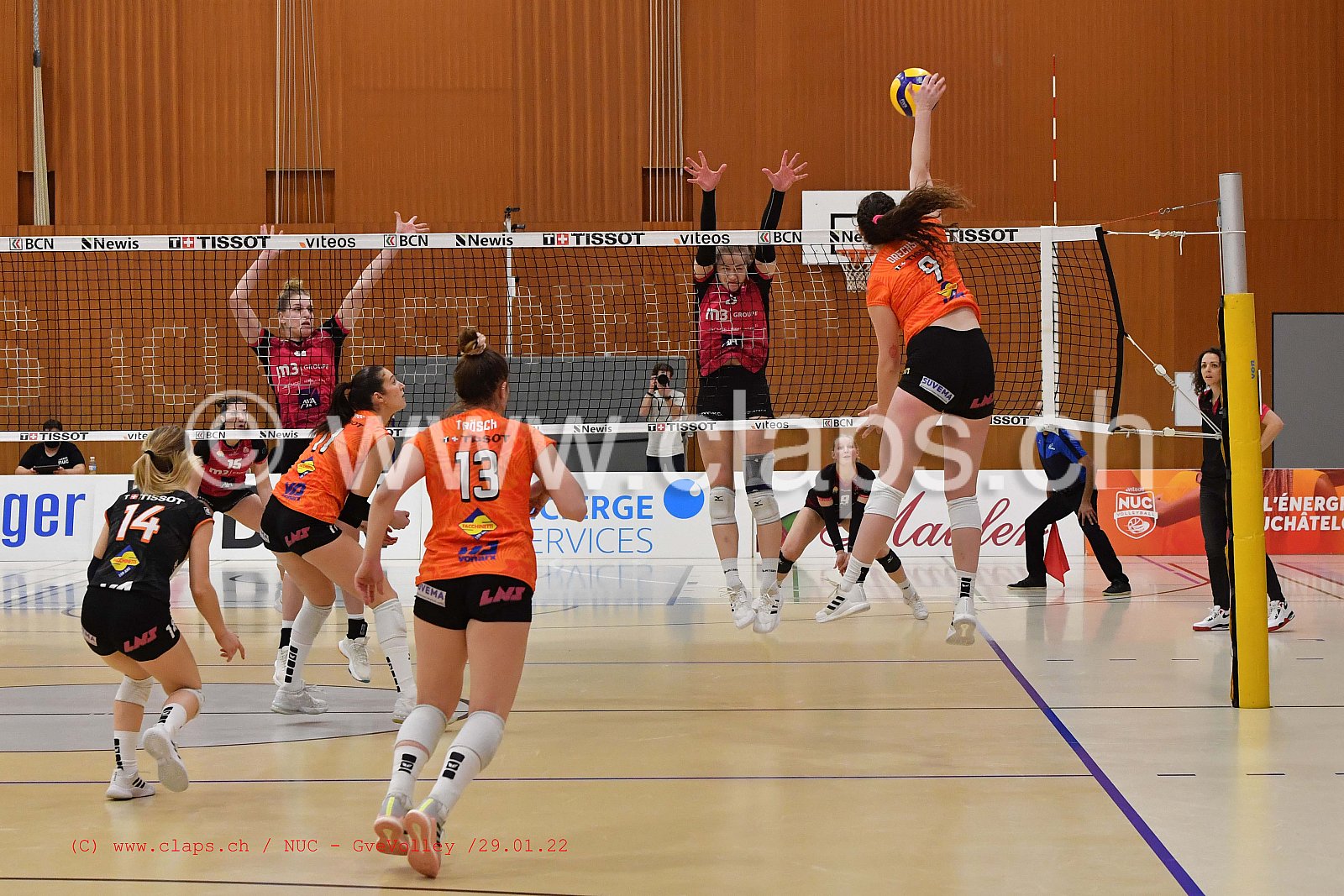 NUC Geneve Volley janvier 2022