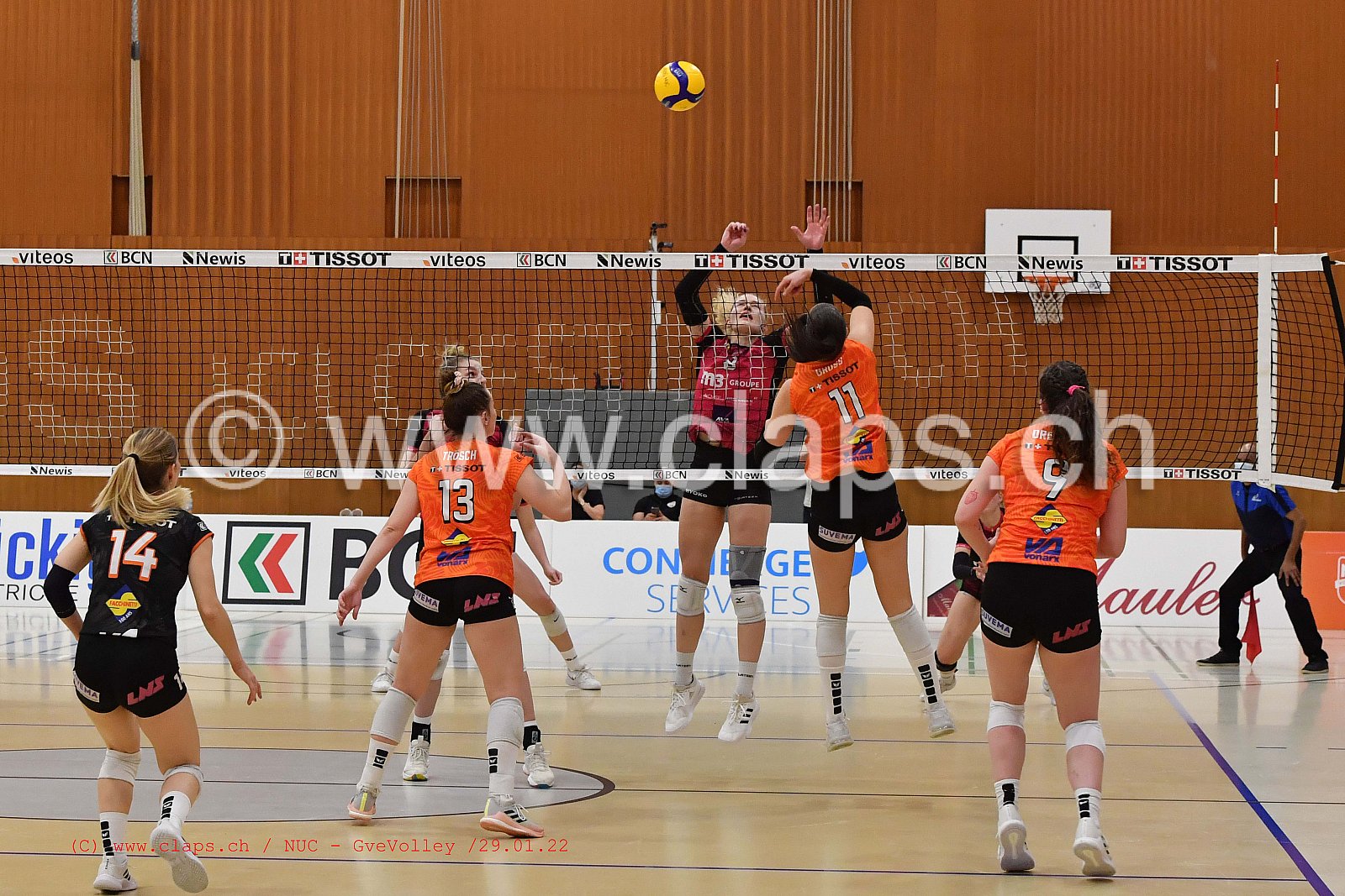 NUC Geneve Volley janvier 2022
