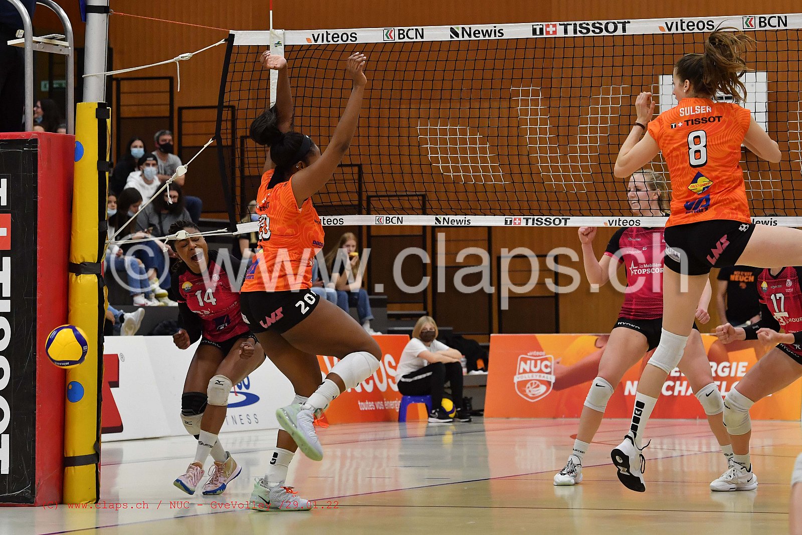 NUC Geneve Volley janvier 2022