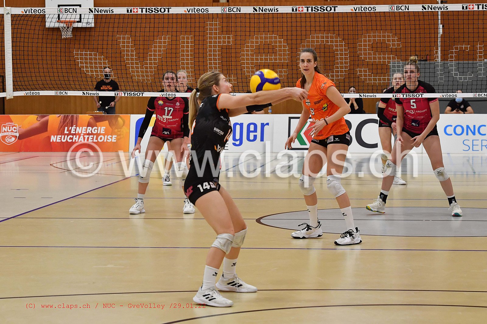 NUC Geneve Volley janvier 2022