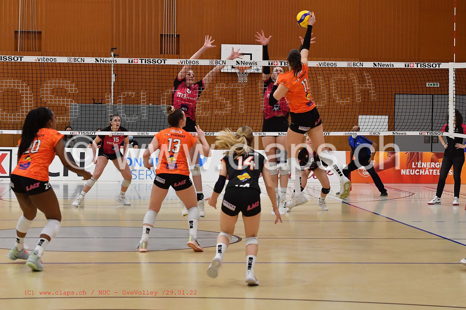 NUC Geneve Volley janvier 2022