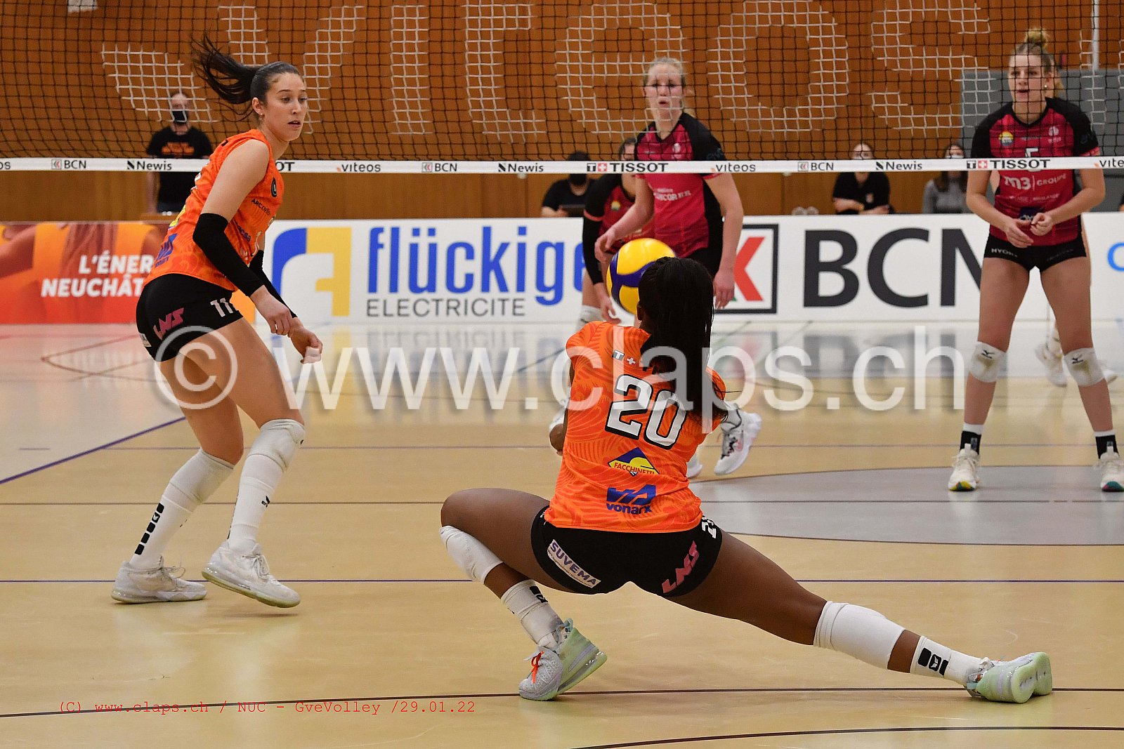 NUC Geneve Volley janvier 2022