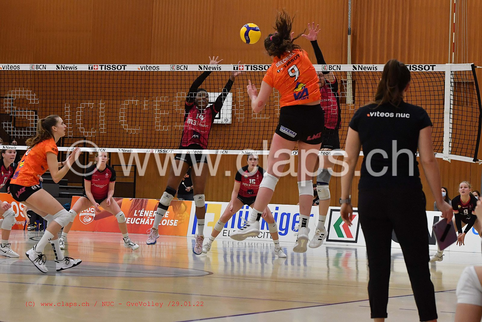 NUC Geneve Volley janvier 2022