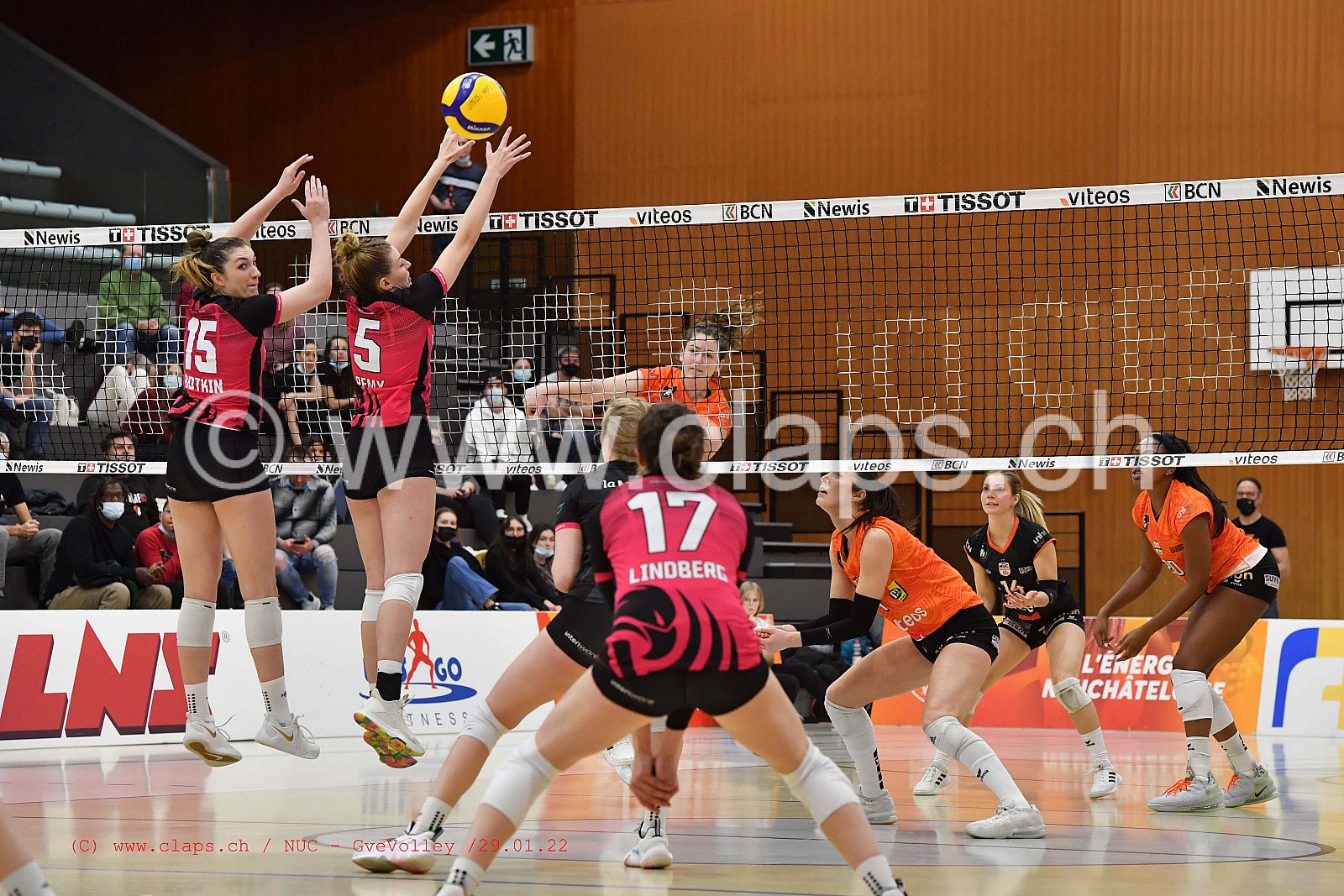 NUC Geneve Volley janvier 2022