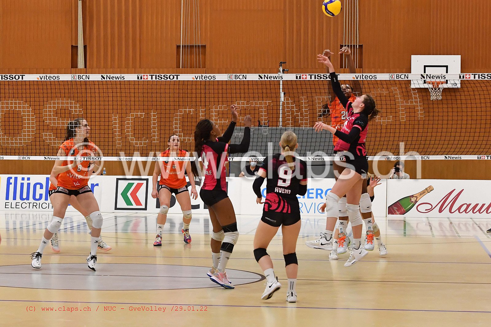 NUC Geneve Volley janvier 2022