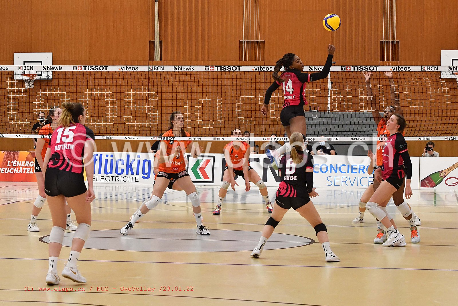 NUC Geneve Volley janvier 2022