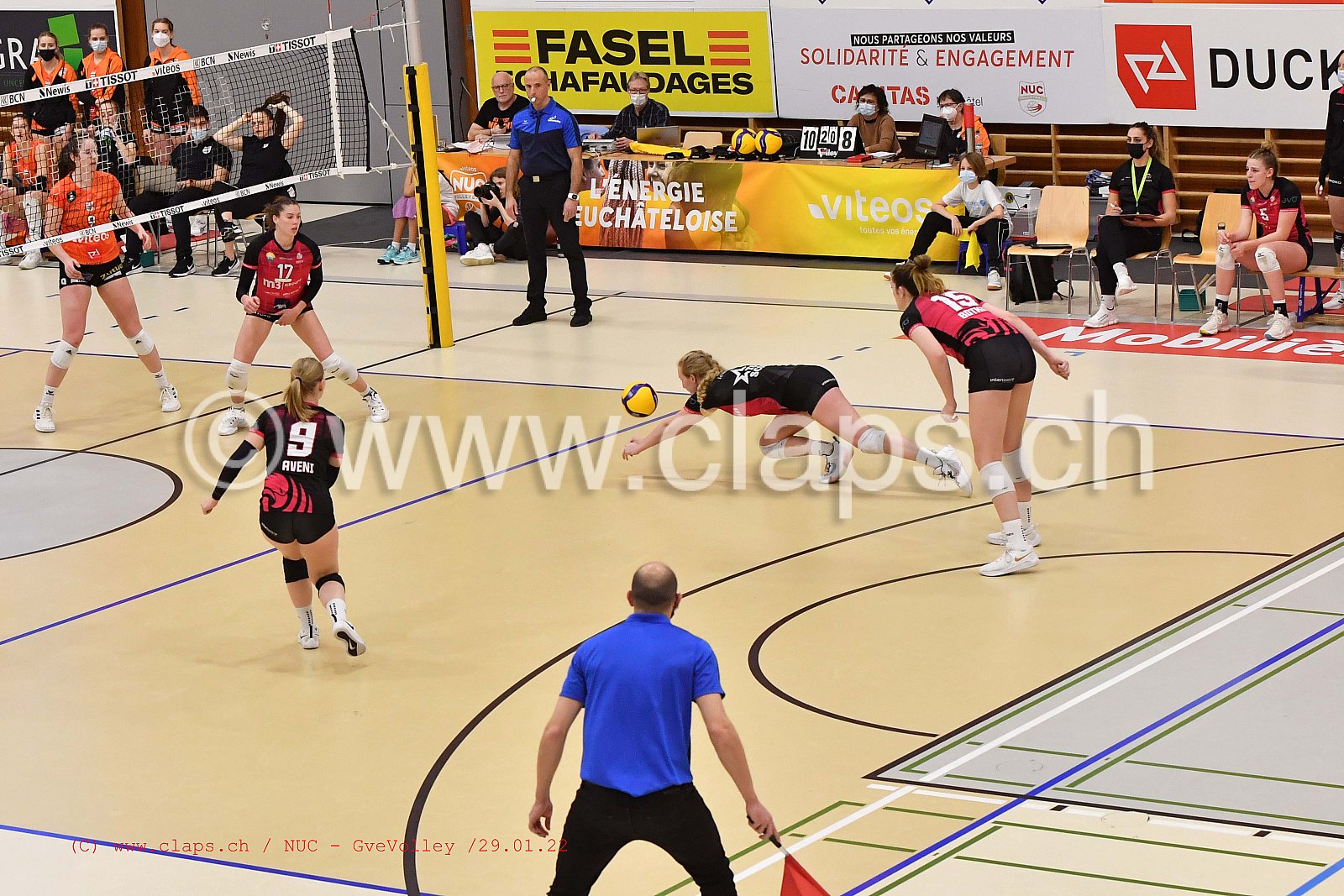 NUC Geneve Volley janvier 2022