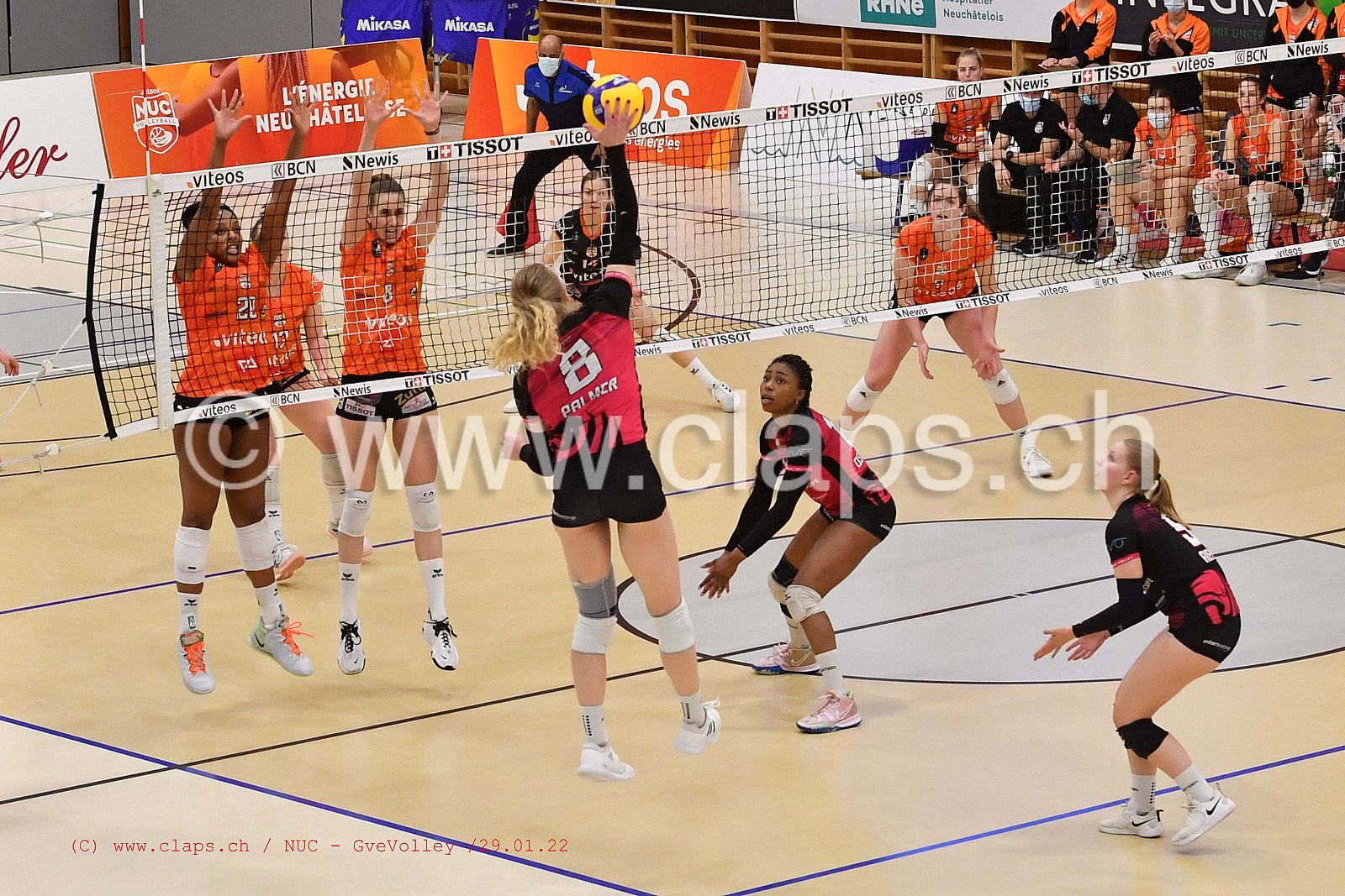 NUC Geneve Volley janvier 2022