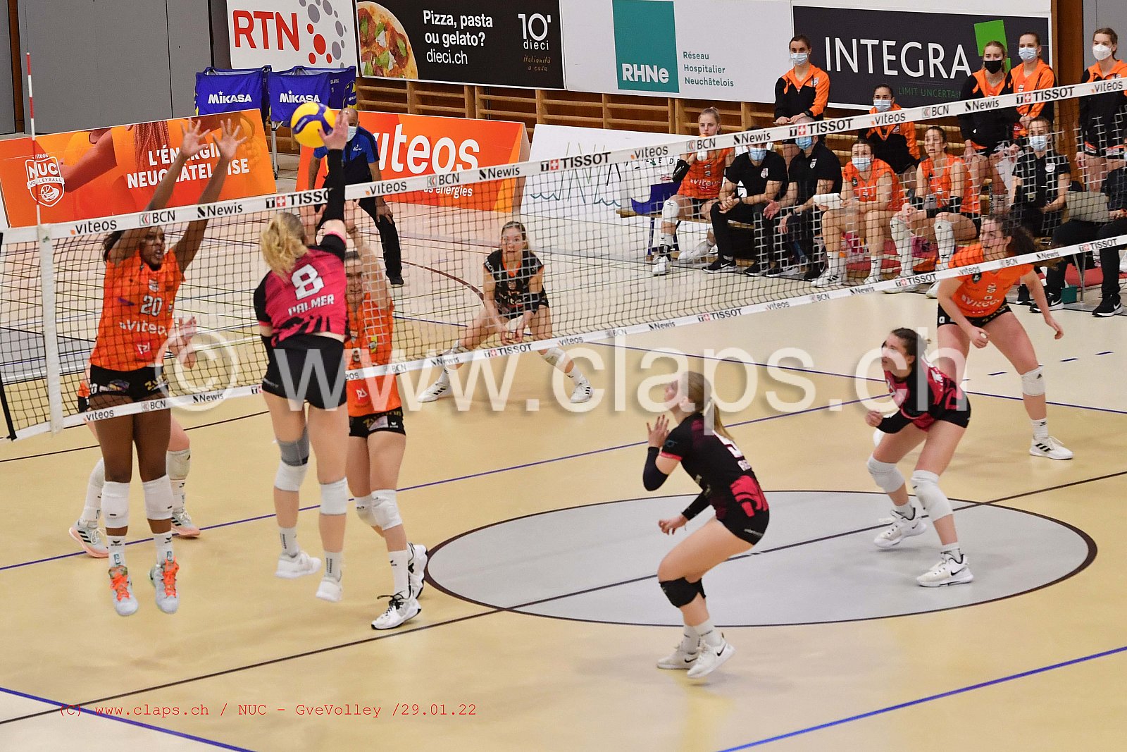 NUC Geneve Volley janvier 2022