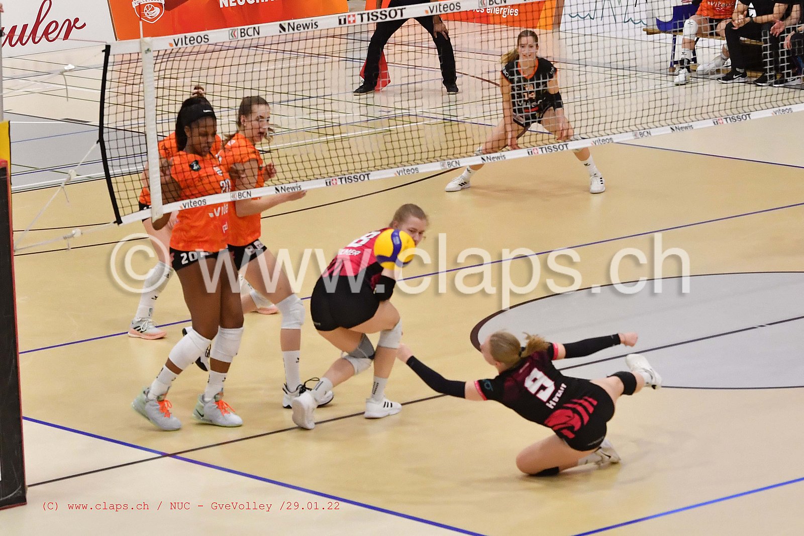 NUC Geneve Volley janvier 2022