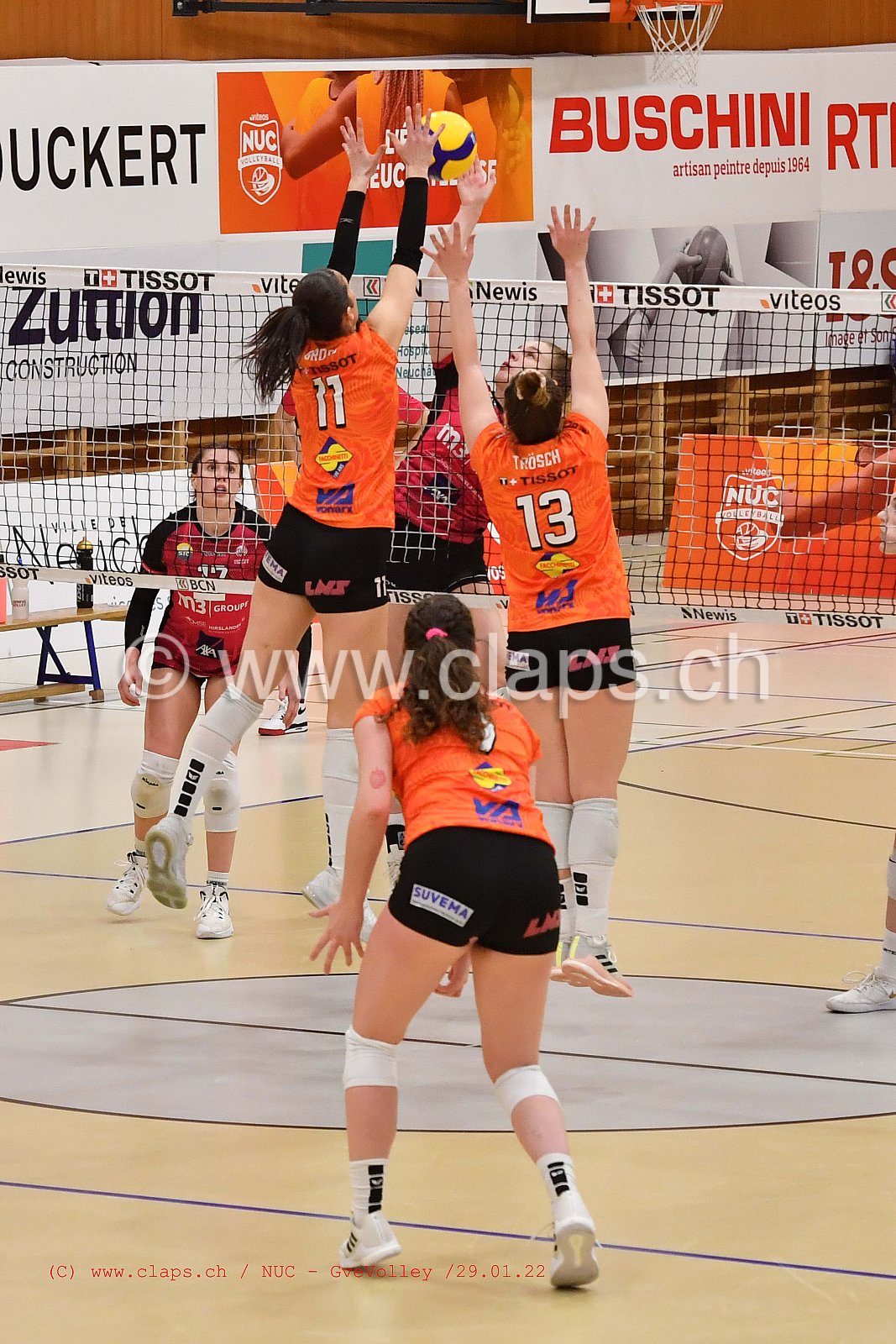 NUC Geneve Volley janvier 2022